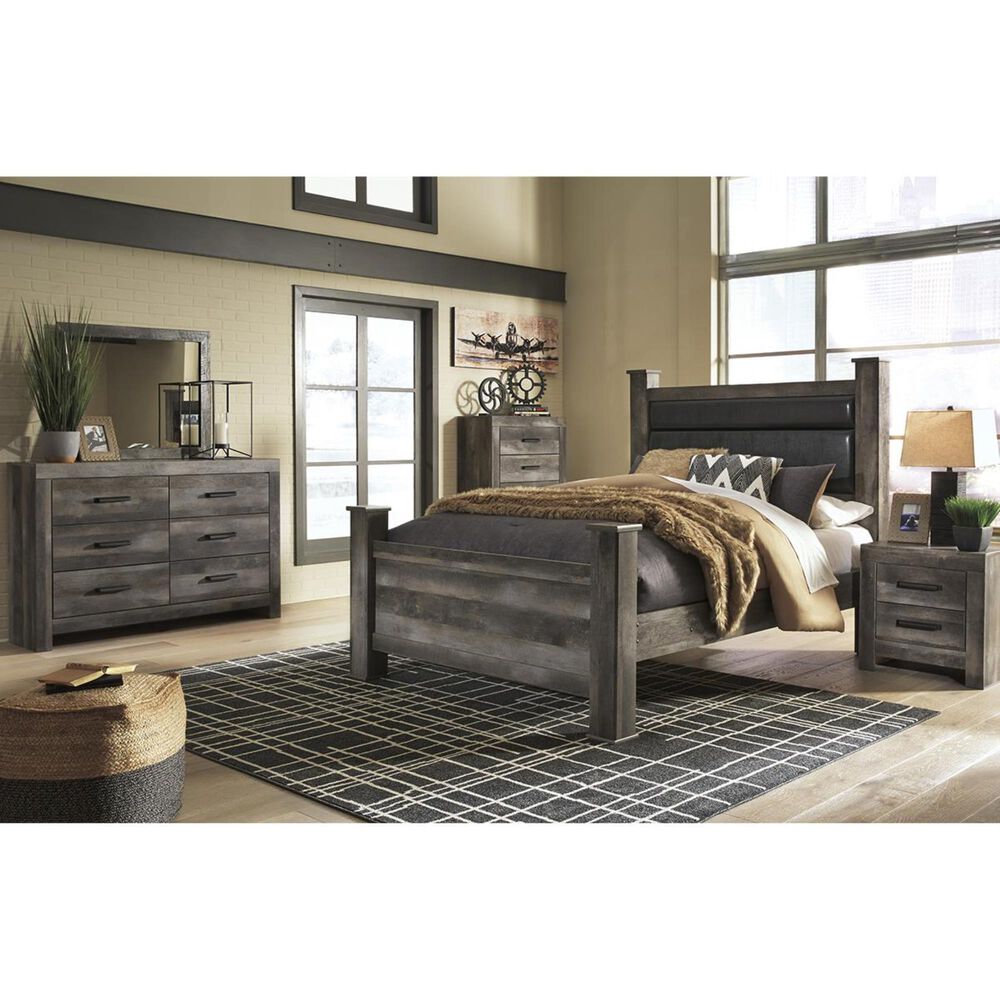 Signature Design by Ashley Wynnlow 2-Drawer Nightstand in Gray, , large