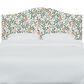 Rifle Paper Co Crafted by Cloth and Company Mayfair Queen Headboard in Aviary Black/Cream, , large