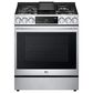 LG Studio 6.3 Cu. Ft. Slide-in Gas Range with ProBake Convection in Stainless Steel, , large