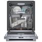 Bosch 2-Piece Kitchen Package with 20.8 Cu. Ft. 3-Door French Door Refrigerator and Bar Handle Dishwasher in Stainless Steel, , large