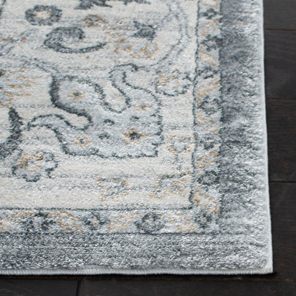 Safavieh Isabella ISA940F 5&#39;3&quot; x 7&#39;6&quot; Gray and Cream Area Rug, , large