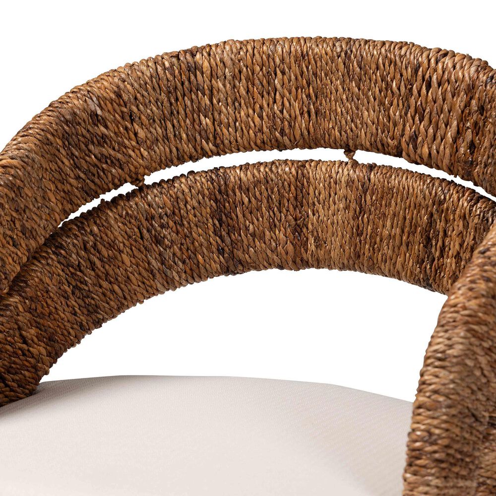 Baxton Studio Ubud Arm Chair in Natural, , large