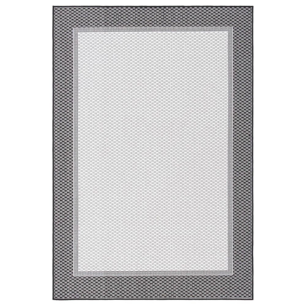 Safavieh Martha Stewart Cyprus 4"5" x 6"5" Ivory and Charcoal Area Rug, , large