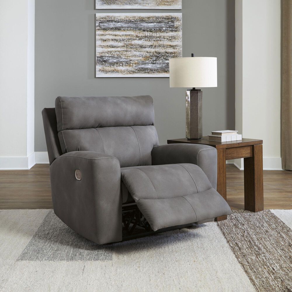 Ashley Next-Gen Durapella Power Recliner in Slate, , large