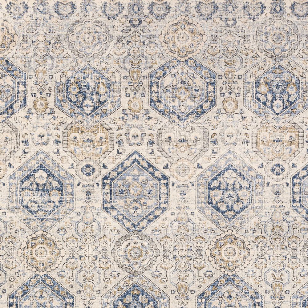 Surya Indigo 8&#39;7&quot; x 12&#39;4&quot; Denim, Navy, Mustard, Charcoal, Gray, Black, Beige and Off-White Area Rug, , large