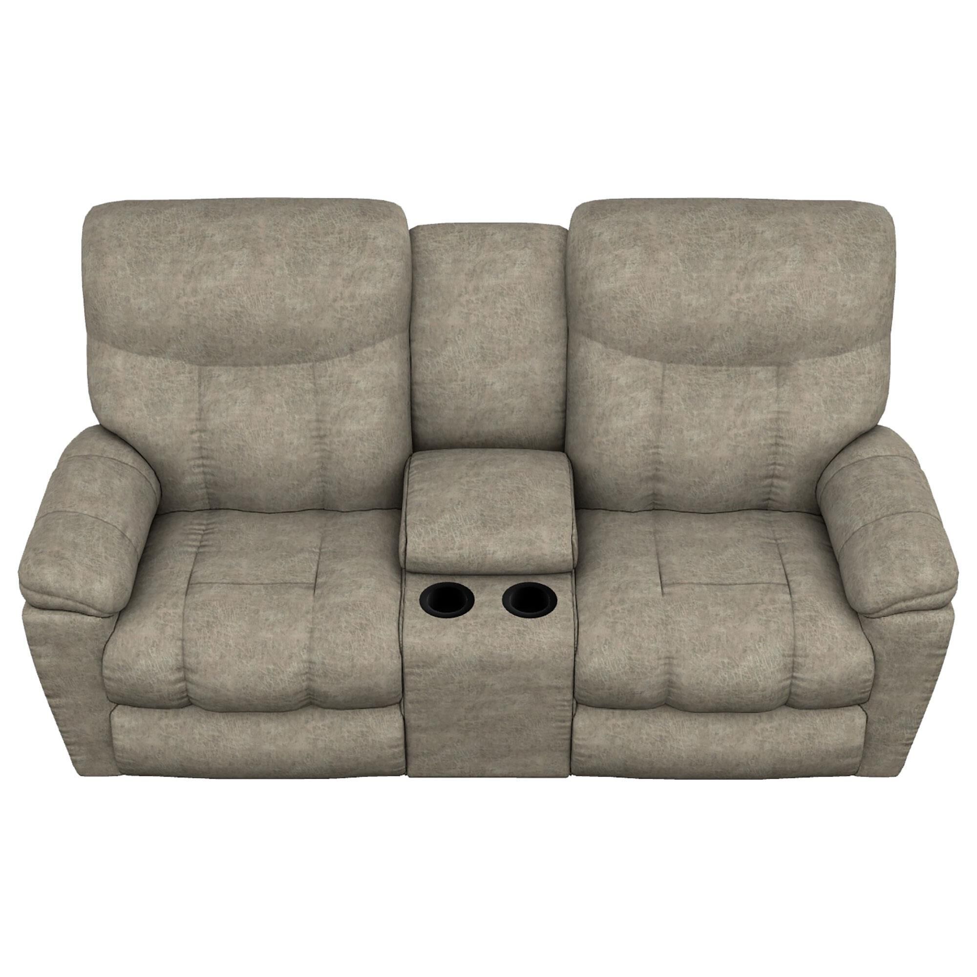 La-Z-Boy Morrison Manual Reclining Loveseat with Console in