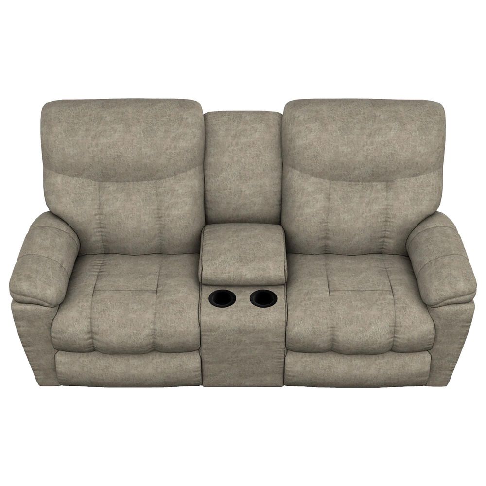 La-Z-Boy Morrison Manual Reclining Loveseat with Console in Sable, , large