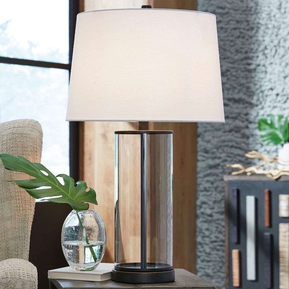 Ashley Wilmburgh Table Lamp in Clear and Bronze &#40;Set of 2&#41;, , large