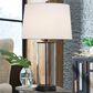 Ashley Wilmburgh Table Lamp in Clear and Bronze (Set of 2), , large