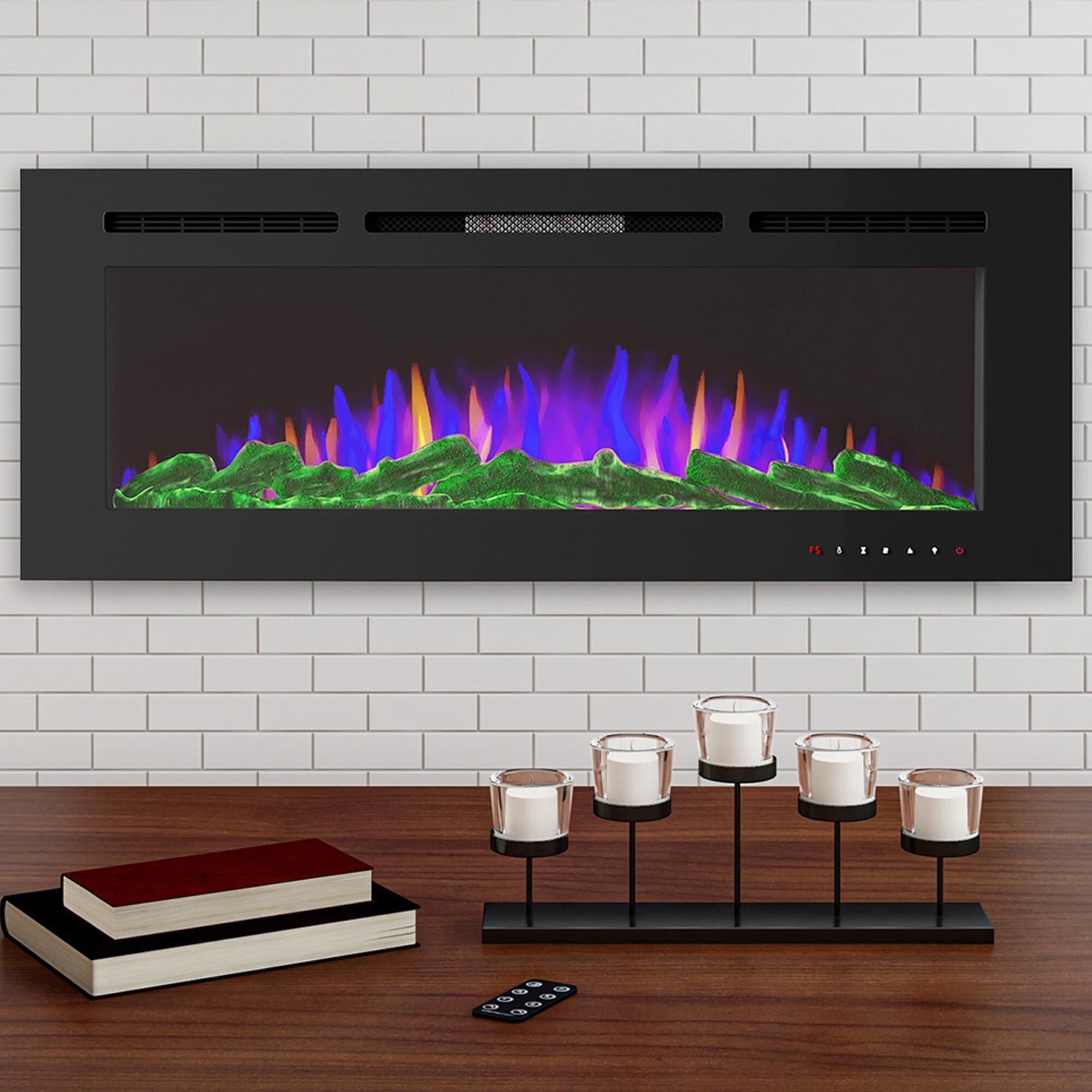 Nfm fireplace store tv stand