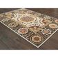 Oriental Weavers Pandora 4929X 9"10" x 12"10" Ivory and Brown Area Rug, , large