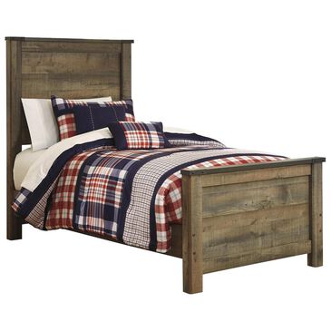 Ashley Trinell Twin Panel Bed in Brown, , large