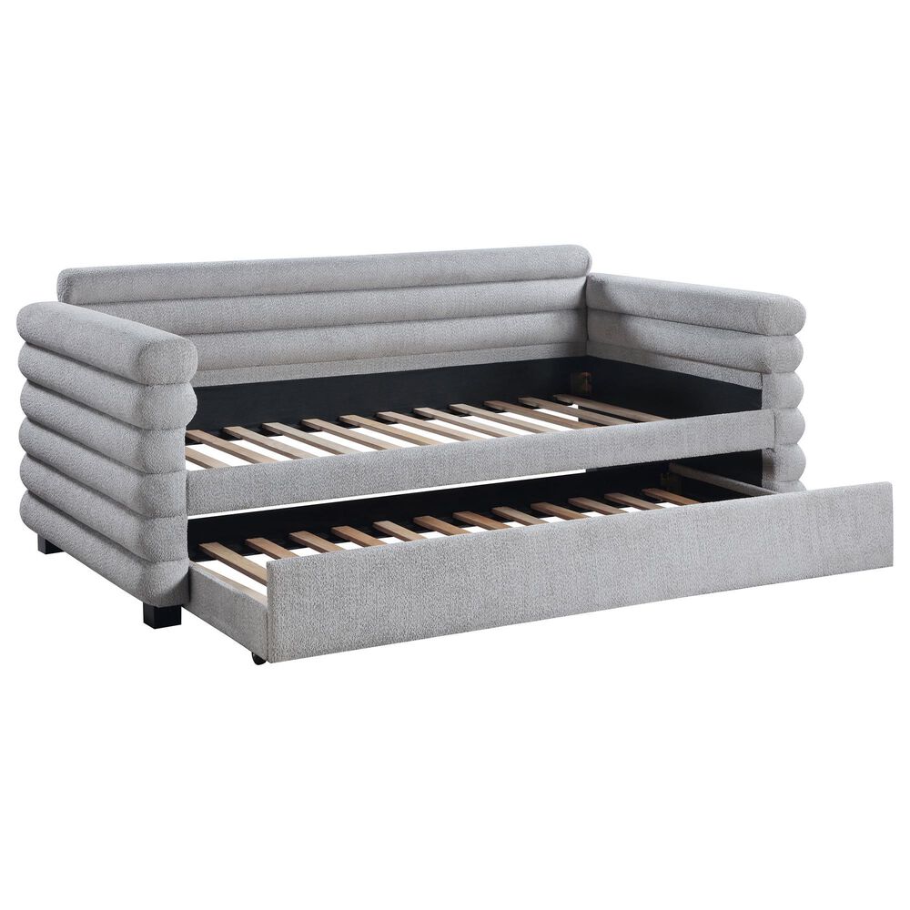 Pacific Landing Patricia Daybed with Trundle in Gray, , large