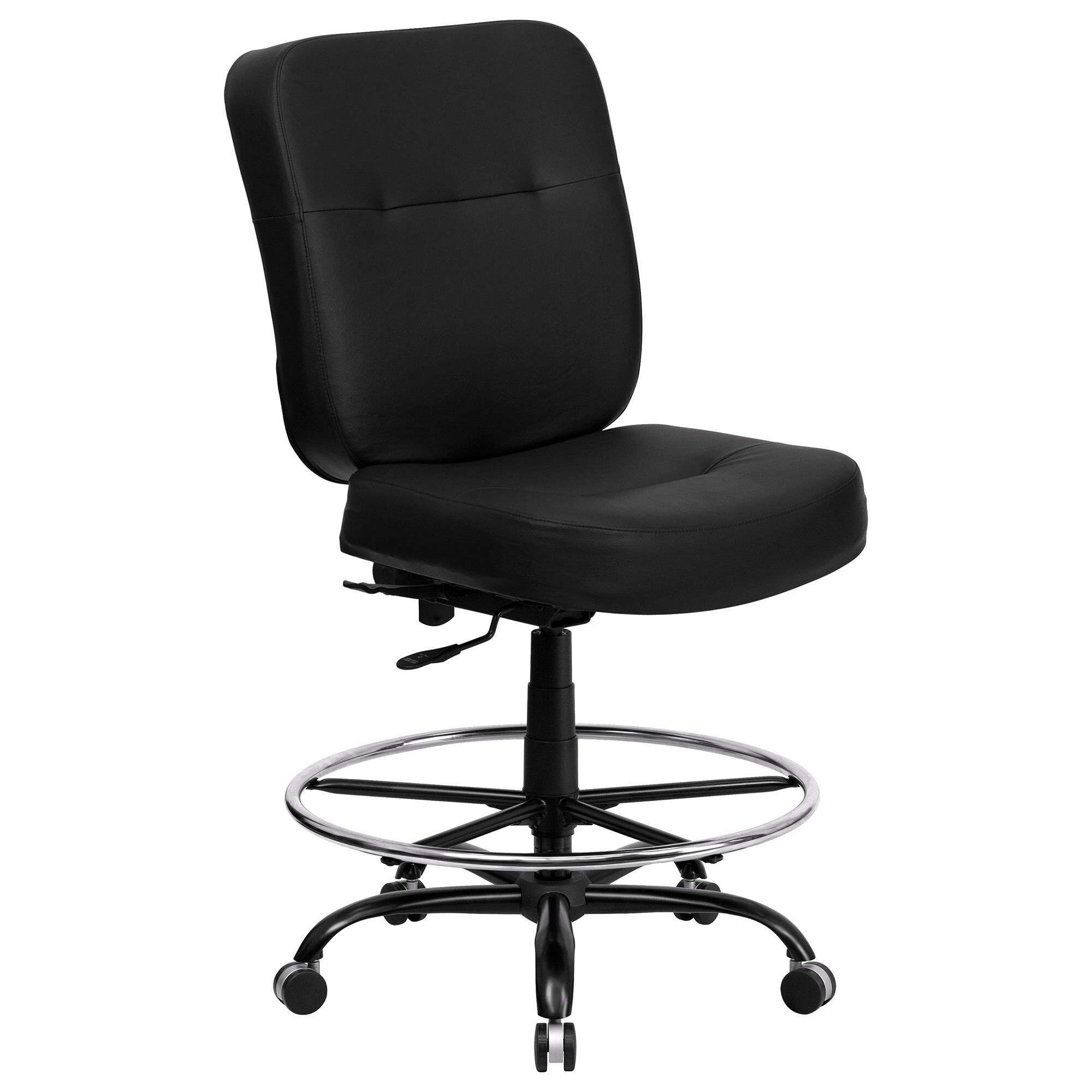 Flash furniture black discount big & tall chair