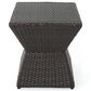 Hearth and Haven Calhoun Outdoor Square End Table in Brown, , large