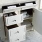 James Martin Vanities Bristol 36" Single Bathroom Vanity in Bright White with 3 cm Eternal Jasmine Pearl Quartz Top and Rectangular Sink, , large