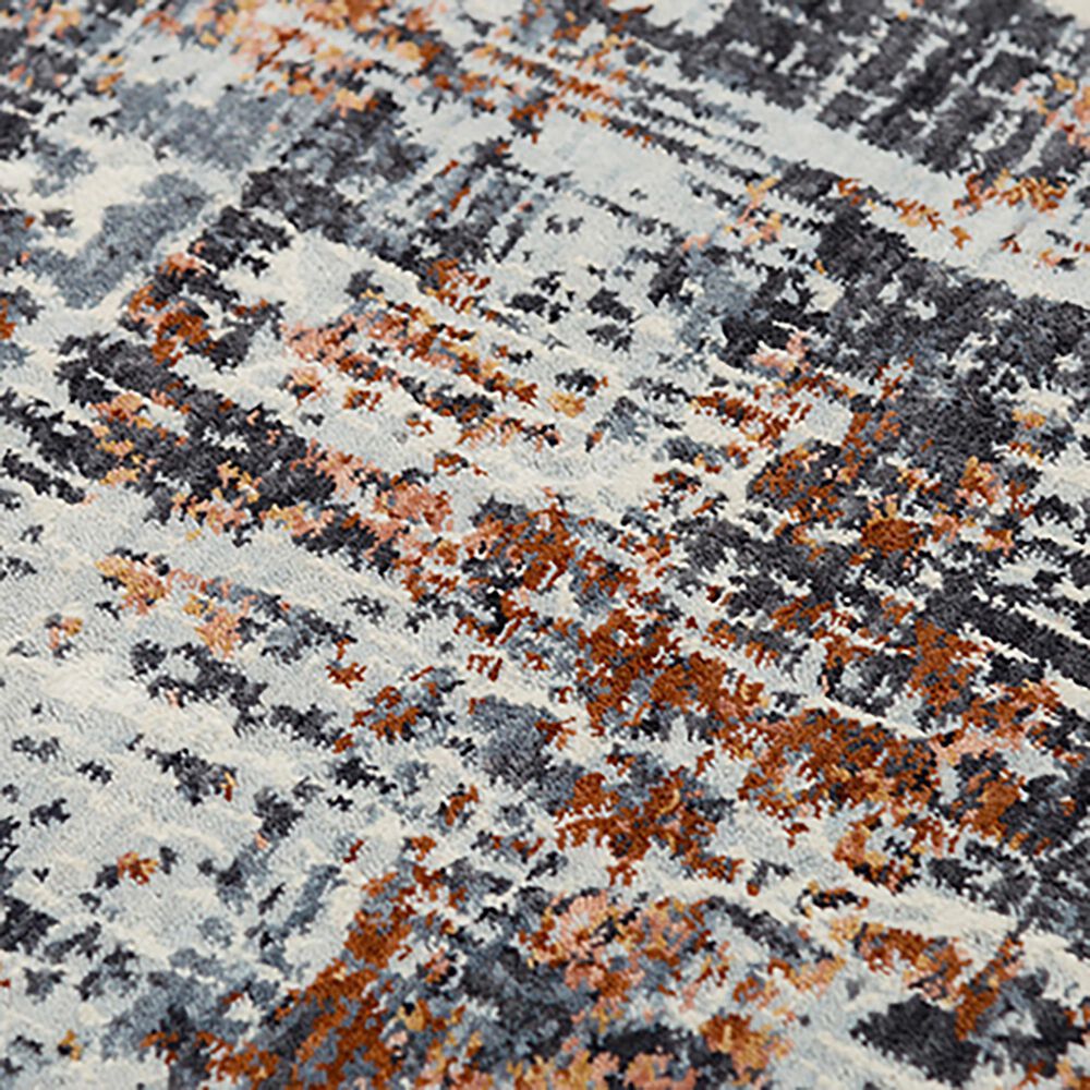 RIZZY Logan LOG735 5&#39;2&quot; x 7&#39;9&quot; Blue Area Rug, , large