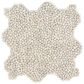 Soho Studio Pebblestone Lovina White Micro 12" x 12" Natural Stone Mosaic Sheet, , large