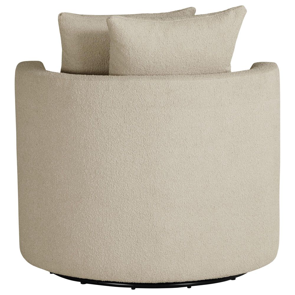 Coaster Debbie Swivel Accent Chair in Camel, , large