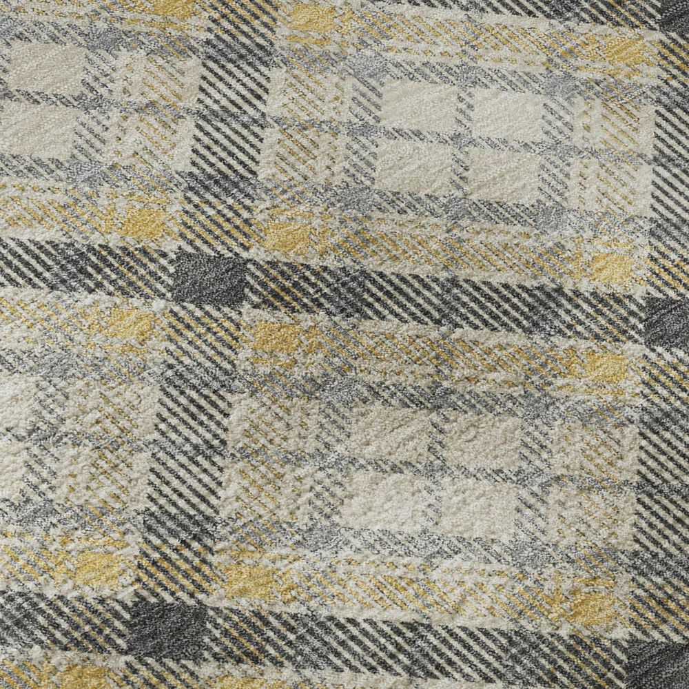 Dalyn Rug Company Soft Essentials Plaid Granite 5' x 7'6" Indoor/Outdoor Area Rug, , large