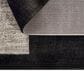 Momeni Edition EDI-3 8"11" x 12"6" Charcoal Area Rug, , large