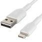 Belkin BoostCharge 10 Ft USB-A to Lightning Cable in White, , large