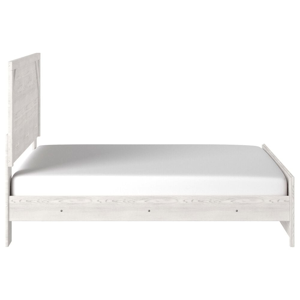 Ashley Gerridan 4 Piece King Bedroom Set in White and Gray, , large