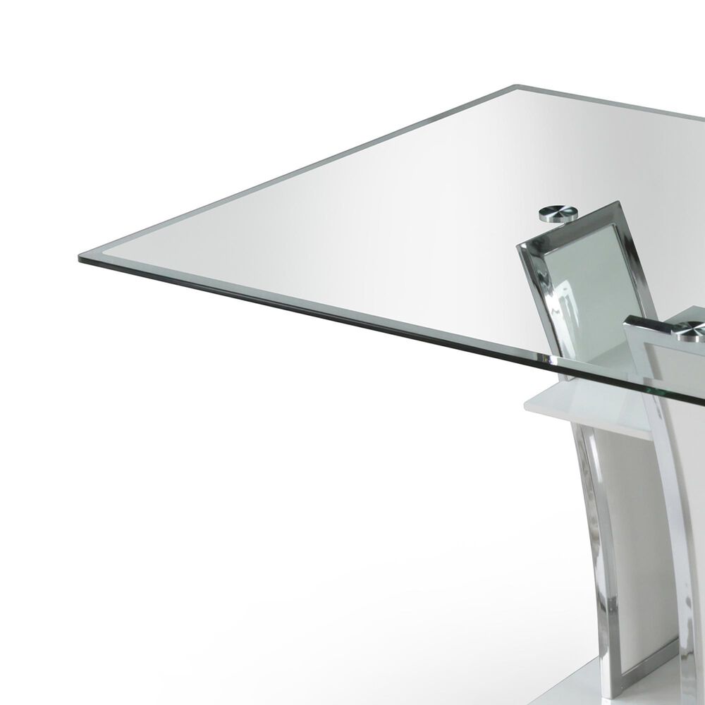 Furniture of America Andrade Dining Table in White - Table Only, , large
