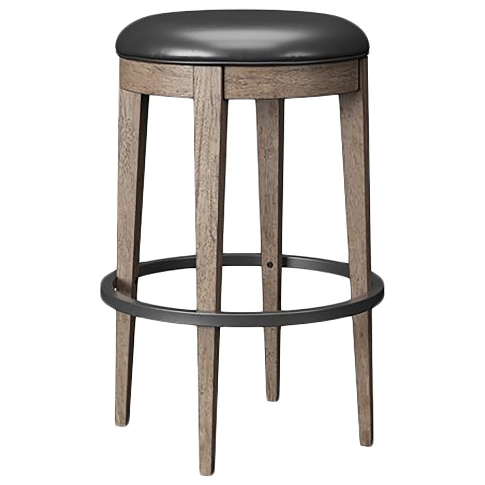 Golden Wave Furniture Benton 30" Round Barstool in Brown, , large