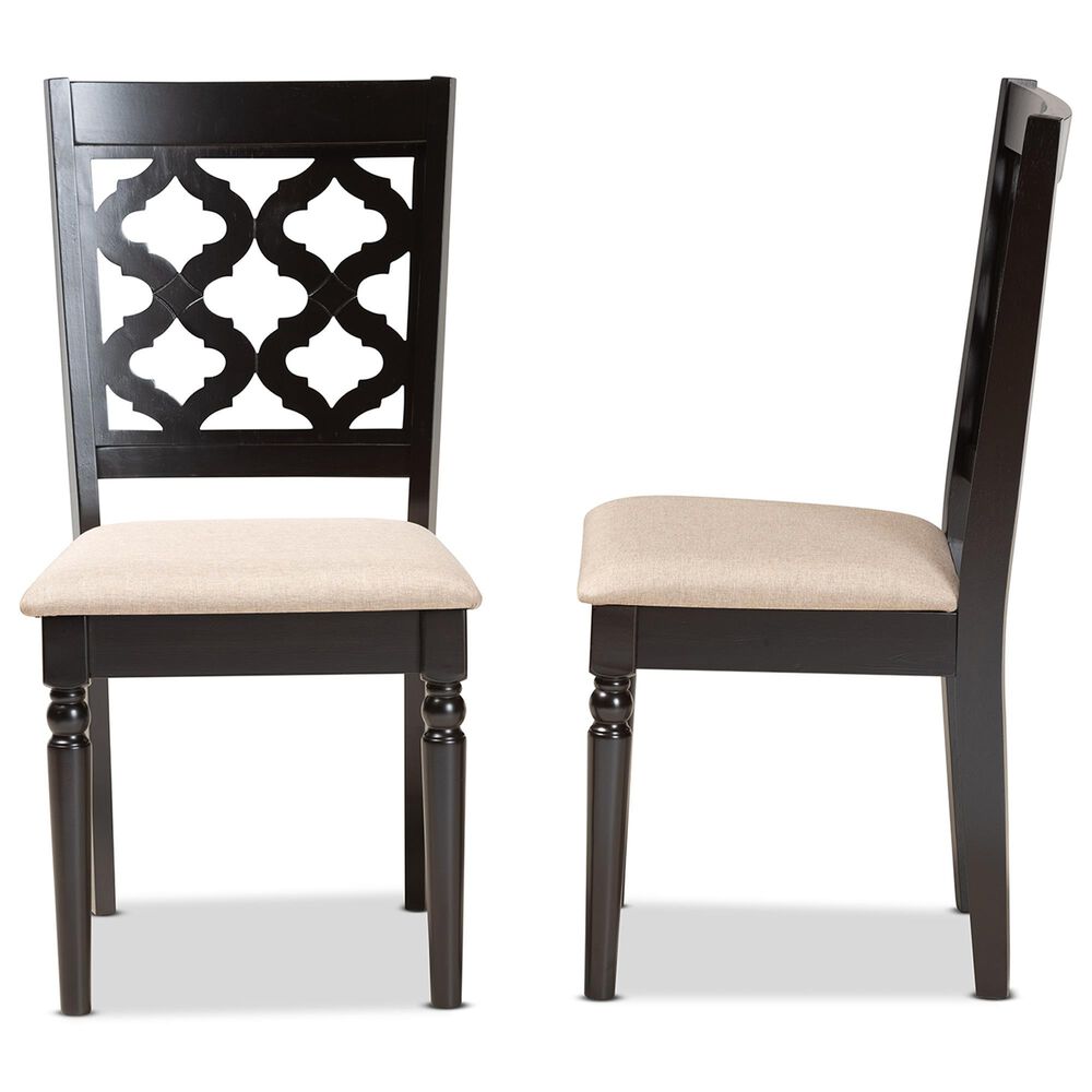 Baxton Studio Ramiro Side Chair in Dark Brown (Set of 2), , large