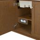 James Martin Laurent 72" Double Bathroom Vanity in Honey Oak with 3 cm Carrara Marble Top and Rectangular Sinks, , large