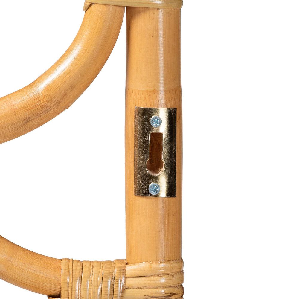 Baxton Studio Kalcya King Standalone Headboard in Light Honey, , large