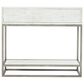 Bernhardt Highland Park Alvar Nightstand in Brushed White and Glazed Silver, , large