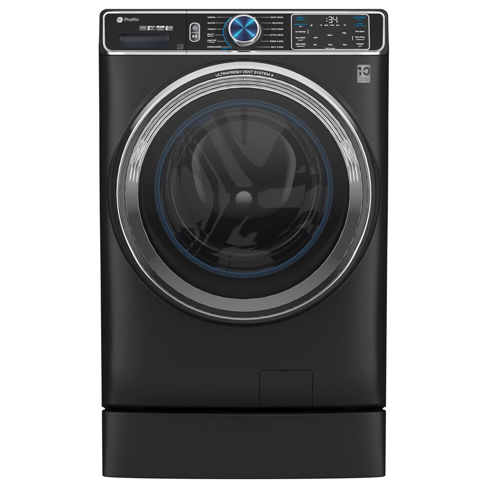 GE Profile 7&quot; Laundry RightHeight Riser in Carbon Graphite, , large