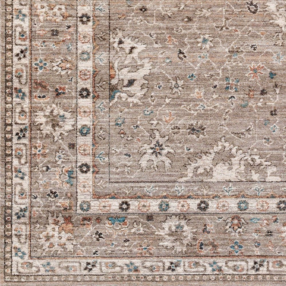 Surya Carlisle 2&#39; x 2&#39;11&quot; Sage, Ivory, Pale Blue, Charcoal and Brown Area Rug, , large