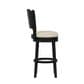 The Monday Company Clarion Swivel Bar Height Stool in Black and Greige, , large