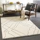 Surya Arsenal 5" x 7"6" Cream and Black Area Rug, , large