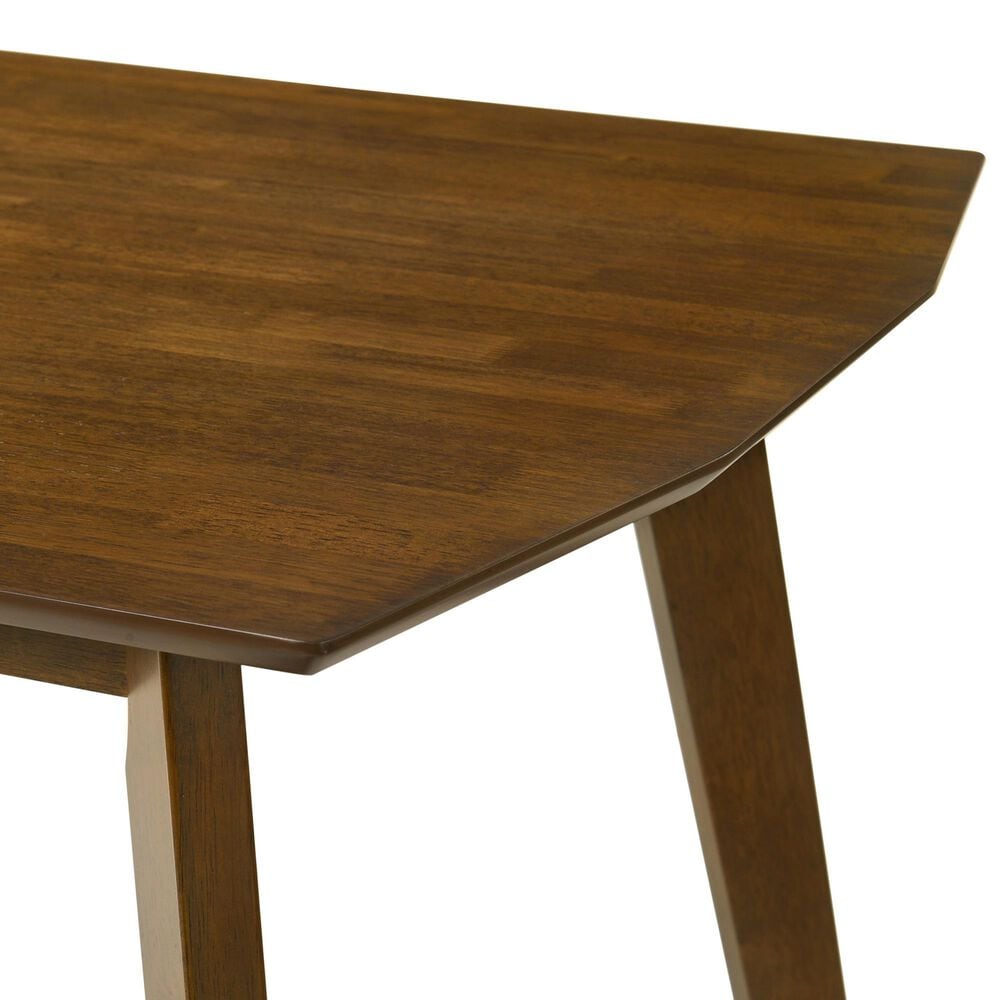 Armen Living Amaris Dining Table in Warm Walnut - Table Only, , large