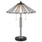 Cal Lighting Muirfield Tiffany Table Lamp in Bronze, , large