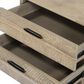 Blue River Baly 4-Piece King Platform Bed Set in Gray Sandblast Summer, , large