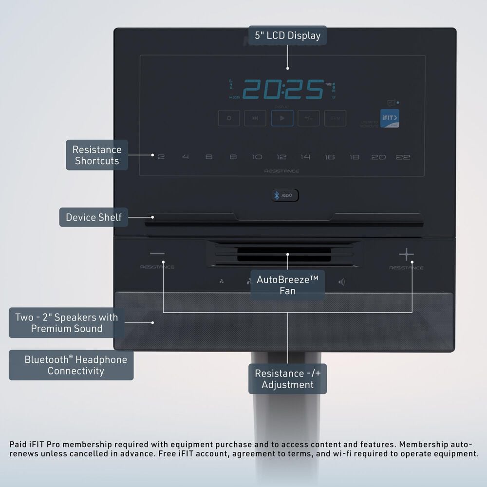 NordicTrack G LE Recumbent Bike for Recovery Rides, , large