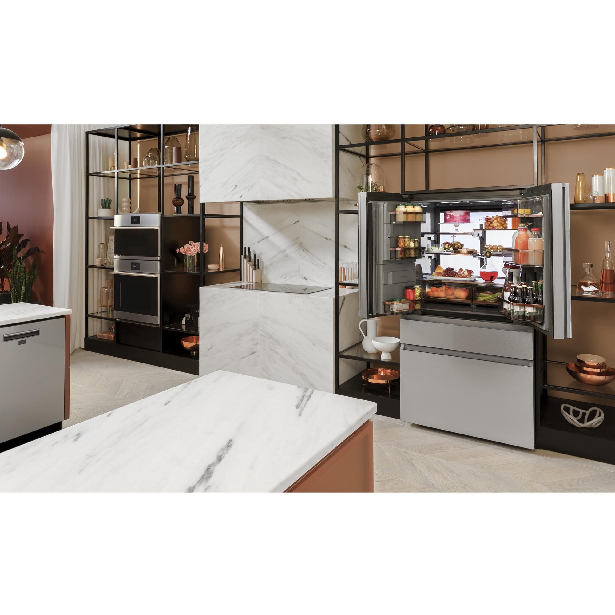 GE Cafe 27.8 Cu. Ft. Capacity 4-Door French Door Refrigerator in