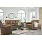 Ashley Bolsena Stationary Queen Sofa Sleeper in Caramel, , large