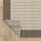 ROW by Oriental Weavers Zarina Striped Beige and Brown 9"10" x 12"10" Indoor/Outdoor Area Rug, , large