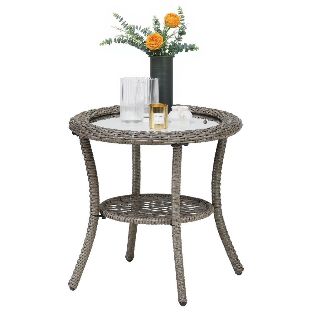 Sunwell Garden 5-Piece Patio Conversational Set in Beige, , large