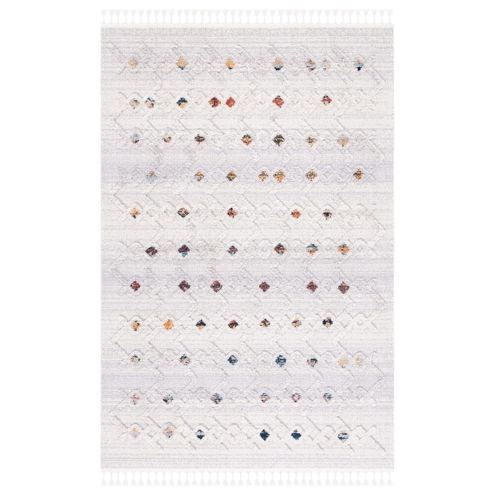 Safavieh Marrakesh Southwestern 5"3" x 7"6" Grey and Light Grey Area Rug, , large
