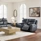Ashley Next Move Power Reclining Console Loveseat in Admiral, , large