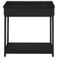 Ashley Gemmet Accent End Table with Speaker in Black, , large