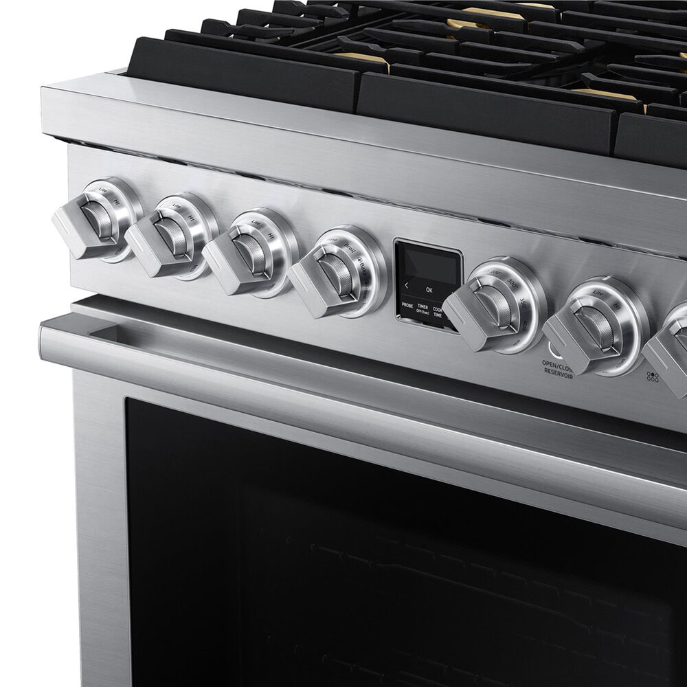 Dacor 36" Professional Dual Fuel Range in Silver Stainless Steel, , large