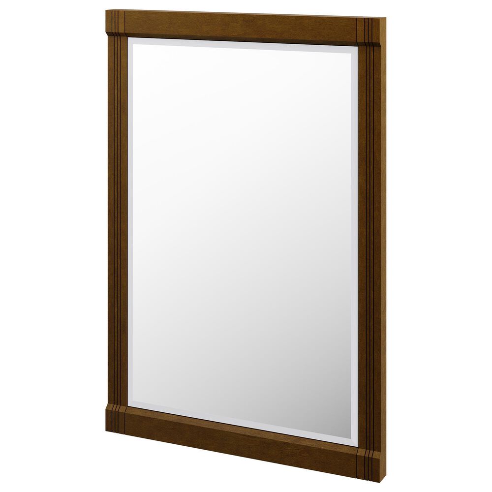 James Martin Bellshire 26" Rectangular Mirror in Honey Oak, , large